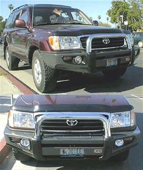 ARB Sahara Bars 3913160 Bumpers, Bars, Fabricated, Steel, Titanium Gray Powdercoated, Winch Mount, Front, Lexus, Toyota, Kit