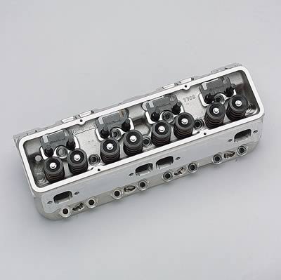 Edelbrock Victor Jr. Cylinder Heads 77589 Head, Jr., Aluminum, Assembled, 64cc Chamber, 215cc Intake, Chevy, 302, 327, 350, 400, Each