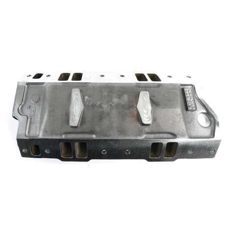 Edelbrock Victor Jr. Intake Manifolds 2975-CP Manifold, Jr., Single Plane, Aluminum, Chrome Plasma Coated, Square Bore, Chevy, Small Block, Each