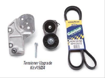 Edelbrock E-Force Belt Tensioner Upgrade Kits 15034 Kit, Aluminum, Natural, Fits EDL-1574, EDL-1590, and EDL-1593.