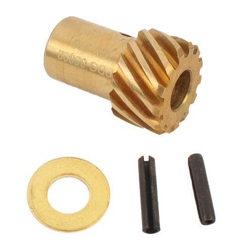 Edelbrock Pro-Flo 4 EFI and Max-Fire Bronze Distributor Gears 22737 Gear, 0.500 in Shaft, 1.249 Outer Diameter, Bronze, SBC, BBC, V8, V6, Chevy, Each