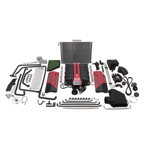 Edelbrock E-Force Camaro SS Stage 1 Street Legal Supercharger Kits for 2010-2014 CAMARO - 15980 Supercharger, E-Force, 1, Competition, Black, Manual Transmission, Camaro, 6.2L, Kit