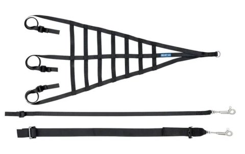 Sparco Window Nets and Guards 002194NR Competition Accessory, CENTER NET FIA 8863/2013