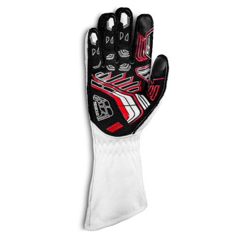 Sparco Arrow K Karting Gloves 00255711BINR Driving Gloves, Gloves, One Layer, Polyamide, White/Black, Large, Pair