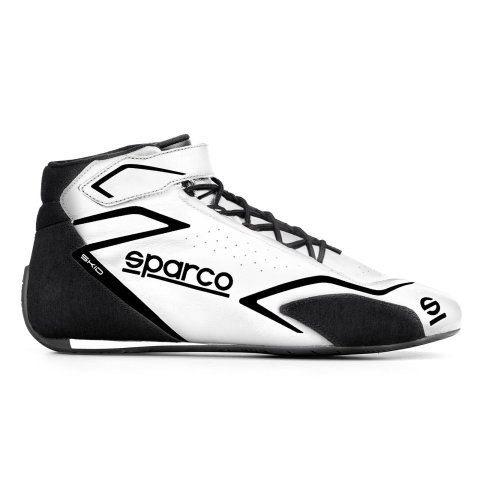Sparco Driving Shoes & Boots 00127538BIBI Shoes, SHOE SKID 38 WHT/BLK