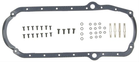 Mahle Original Oil Pan Gaskets OS32457 Gasket, Molded Rubber Compound, Buick, Checker, Chevy, GMC, Oldsmoible, Pontiac, Kit