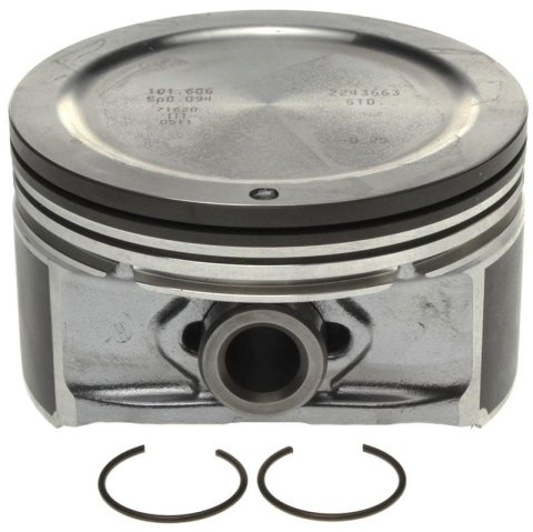 Mahle Original Aftermarket Replacement Pistons 224-3663-1.00MM Piston - GM 6.0L 02-05 vin code U 1.00mm (Reduced Compression)
