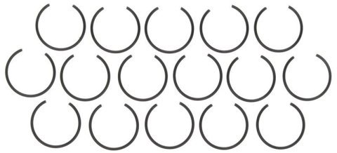 Mahle Original Plasma-Moly Ductile Piston Ring Sets 315-0053.005 Rings, Plasma-moly, 4.500 in. Bore, File Fit, 1/16 in., 1/16 in., 3/16 in. Thickness, 8-Cylinder, Set