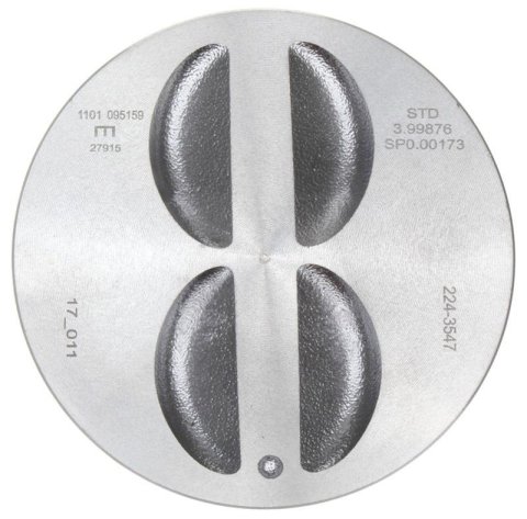 Mahle Original Aftermarket Replacement Pistons 224-3547 Piston - GM 5.7L (350) V8 FLATTOP (STD) W/P Coated aftermarket version