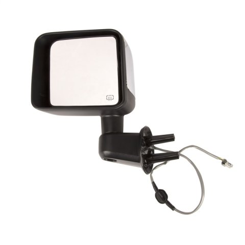 OMIX-ADA Side View Mirrors 12039.33 Mirror: left side, power & heated, w/ chrome cover Jeep: 2014 Wrangler JK, OE 68204245AA