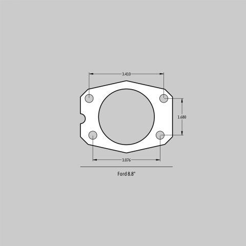 Baer Brakes SS4+ Disc Brake Systems 4262280S Kits, SS4 Plus Systems, Rear, Cross-drilled/Slotted Rotors, 4-piston Silver Powdercoated Calipers, Ford, Kit