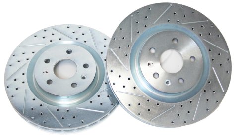 Baer Brakes Claw Performance Rotors 53010-020 Brake Rotor, Rear Pair, Premium, Mill Balanced, Direct Replacement Rotor, 03-07 Jeep Liberty, 03-06 Wrangler w/OE Rear Disc