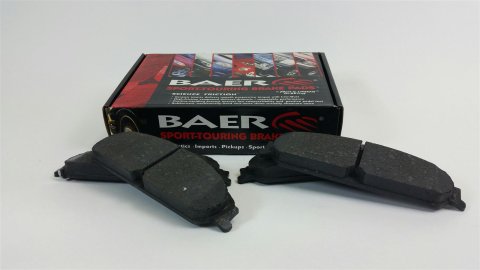 Baer Brakes Replacement Street Brake Pads D1058R Pads, Street, Ceramic, AlumaSport, Set