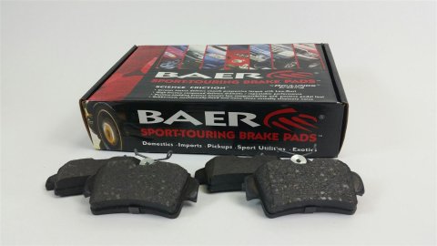 Baer Brakes Replacement Street Brake Pads D0627R Pads, Street, Ceramic, Iron-Sport, Set