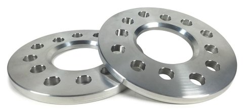 Baer Brakes 1 inch Wheel Spacers 2000007 Spacer, Billet Aluminum, 1.000 in. Thick, 4 x 100mm, 4.25", 4.5", Pair