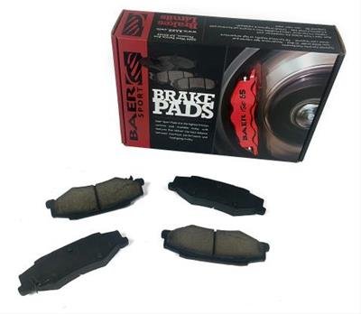 Baer Brakes Replacement Street Brake Pads D0412R Pads, Street, Ceramic, Fits PBR 2 Piston Pad Guided Calipers Only, Set