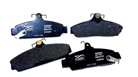 Baer Brakes Claw Ceramic Brake Pads for 1984-1987 CORVETTE - D0294 Pads, Ceramic, Matrix, Front, Chevrolet, Set