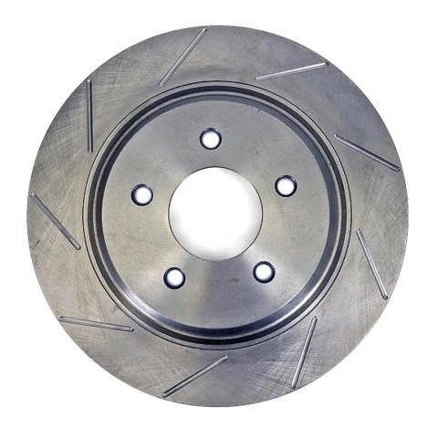 Baer Brakes Replacement Brake Rotors 6920797 Rotor, Replacement, Solid, 2.783 in. Center, Slotted, 13.25 in. OD, 5 x 4.50 in., Iron, Natural, 1-Piece, Right, Each