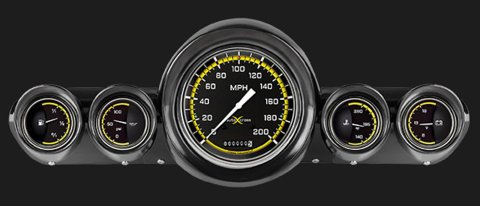 Classic Instruments Gauge Kits and Instrument Clusters CH59AXY54-LS