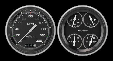 Classic Instruments Gauge Kits and Instrument Clusters CH51AXG62-LS