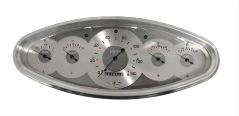 Classic Instruments All-American Series Gauge Sets AW3200 Gauges, Analog, All-American, Speedometer, Fuel Level, Water Temperature, Oil Pressure, Voltmeter, Kit