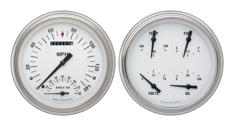 Classic Instruments Gauge Kits and Instrument Clusters CH51WH62-LS