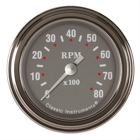 Classic Instruments SG Series Tachometers SG183SLF Tachometer, SERIES 2" TACHOMETER FULL SWEEP