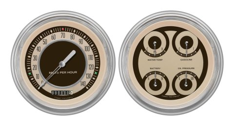 Classic Instruments Gauge Kits and Instrument Clusters CH51NT52-LS