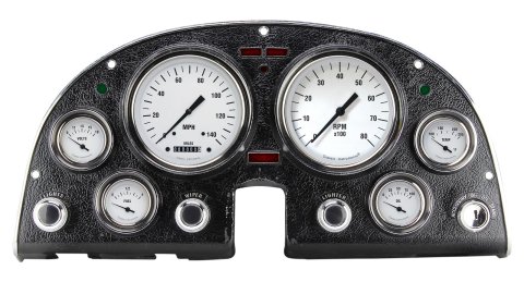 Classic Instruments 1963-67 Corvette Package Gauge Sets CO63DWH-LS Kit, White Hot, Info Screen, Chevy, Corvette, LS Swap, 1963-1967, Speedometer, Tach, Water Temp, Oil Pressure, Voltmeter, Fuel Level, Kit