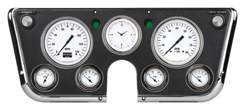 Classic Instruments 1967-72 Chevy Truck Package Gauge Sets CT67DWH Gauges, White Hot, Direct Fit, Display Gauge, Chevy/GMC, Truck, 1967-1972, Speedometer, Tach, Fuel, Volt, Oil Pressure, Water Temp, Kit
