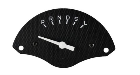 Classic Instruments Bel Era Shift Indicators BE07B Indicator, BelEra, Black Face, Chevy, Air, Each
