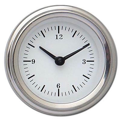 Classic Instruments White Hot Series Gauges WH90SLC Gauge, Series, Clock, 12 hours, 2 1/8 in., Face, Analog, Electrical, Each