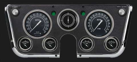 Classic Instruments 1967-72 Chevy Truck Package Gauge Sets CT67TR Gauges, Traditional, Speedometer, Tach, Water Temperature, Fuel Level, Voltmeter, Analog, Chevy, Set