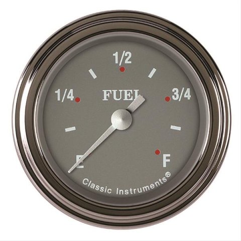 Classic Instruments SG Series Gauges SG109SLF Fuel Gauge, SERIES 2" FUEL PROGRAMMABLE, FULL SWEEP