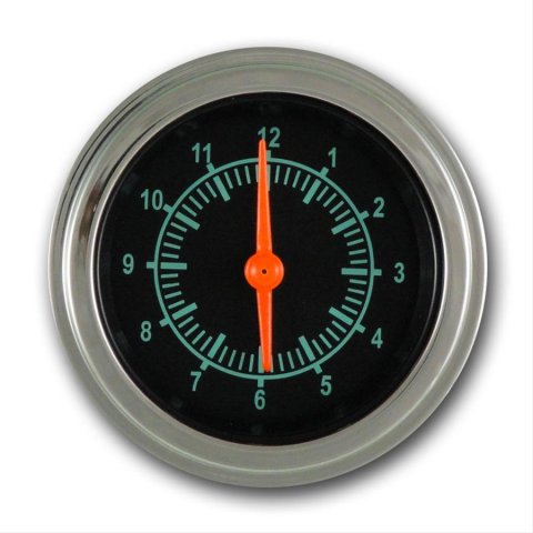 Classic Instruments G-Stock Series Gauges GS90SLF Gauge, G-Stock, Clock, 12 Hours, 2 1/8 in., Analog, Electrical, Each