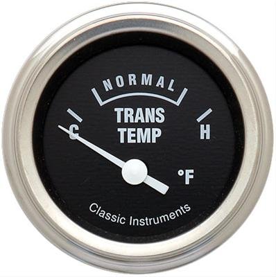 Classic Instruments Hot Rod Series Gauges HR27SLC Gauge, Series, Transmission Temperature, 140-280 degrees F, 2 1/8 in., Black Face, Analog, Electrical