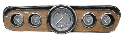 Classic Instruments 1965-66 Mustang Package Gauge Sets MU65SG35 Kit, SG Series, Ford, Mustang, 1965-1966, Speedometer w/ Built in Tachometer, Fuel Level, Oil Pressure, Water Temperature, Voltmeter, Kit