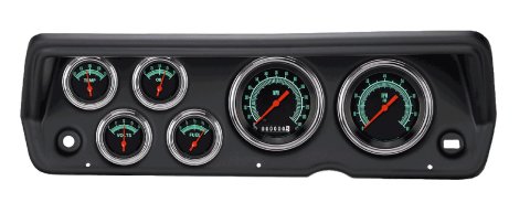 Classic Instruments 1970-76 Plymouth Duster/Demon/Dart Package Gauge Sets for 1970-1976 DART, DUSTER - CDDU70GS01BL Kit, G-Stock Series, Short Sweep, Direct-Fit w/ Black Insert, Mopar, Duster/Dart, Kit