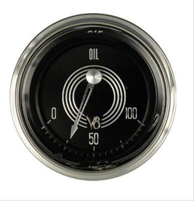 Classic Instruments V8 Speedster Series Gauges V8SR81SHC Gauge, Speedster, Oil Pressure, 0-100 psi, 2 1/8 in., Analog, Electrical, Each