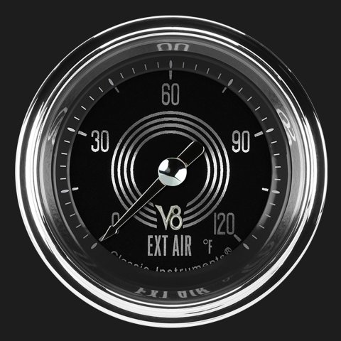 Classic Instruments Gauge Kits and Instrument Clusters V8SR199SHC
