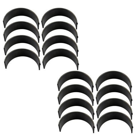 King XP-Series Coated Rod Bearings CR 807XPNDC Bearings, Coated, Copper/Lead/Nickel, Standard Size, Large Journal, Chevy, Set of 8