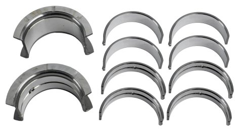 King HP-Series Main Bearings MB 557HP 020 Bearings, HP-Series, Silicon Aluminum, 0.020 in. Crankshaft Undersize, Chevy, Small Block, Set of 5