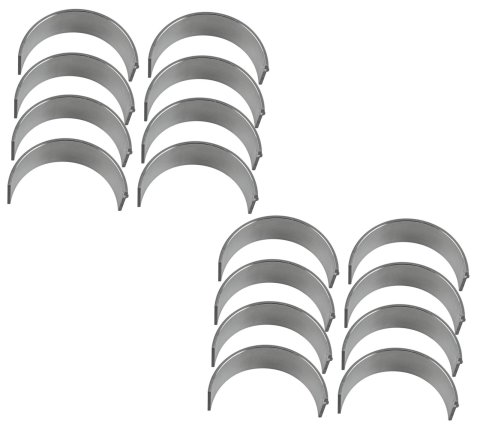 King SI-Series Rod Bearings CR 807SI 001 Bearings, .001 in Crankshaft Undersize, Bi-metal, Silicon Aluminum, Large Journal, Chevy, Small Block, Set of 8