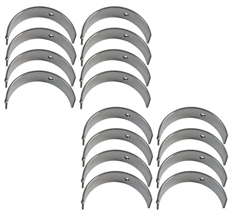 King HP-Series Rod Bearings CR 804HPN Bearings, HP-Series, Standard Size, Bi-metal, Silicon Aluminum, Ford, Small Block, Set of 8