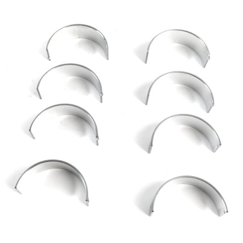 King SI-Series Rod Bearings CR 807SI 010 Bearings, .010 in Crankshaft Undersize, Bi-metal, Silicon Aluminum, Chevy, Large Journal, Small Block, Set of 8