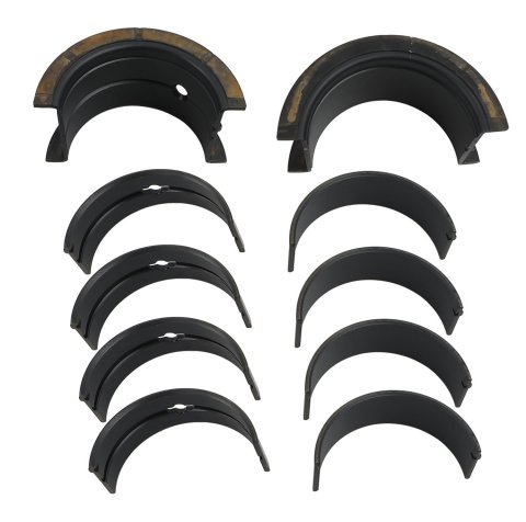 King XP-Series Coated Main Bearings MB 557XPC Bearing, XP-Series, Coated, Standard, Tri Metal, Chevy, Small Block, Set of 5
