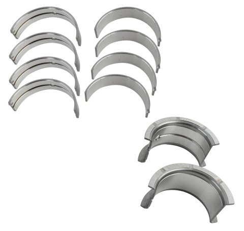 King HP-Series Main Bearings MB 509HP Bearings, HP-Series, Bi-metal, Silicon Aluminum, Standard Size, Chevy, 400, Small Block, Set of 5