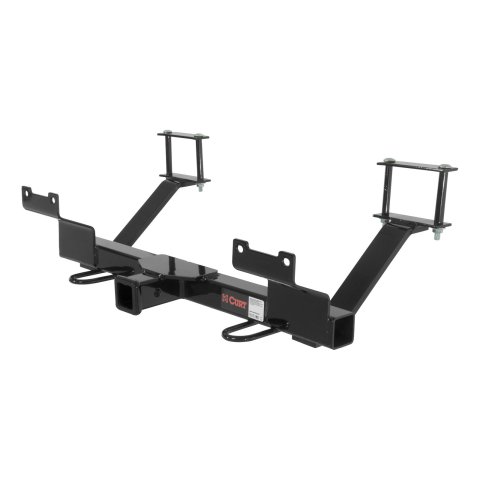 CURT Class 3 Receiver Hitch 31230 Trailer Hitch, III, Front Receiver, 2 in. Receiver, Black, Square Tube, Dodge, Each