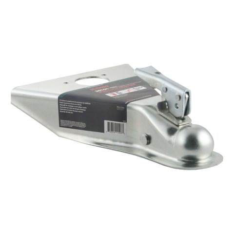 CURT A-Frame Couplers 25101 Trailer Coupler, 2 in. Ball, 700 lb. Tongue Weight, 5,000 lb. Gross Load Capacity, Steel, Black, Each
