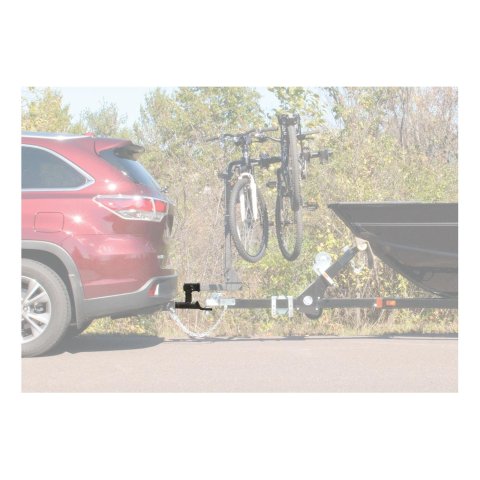 CURT Multipurpose Ball Mounts 45810 Receiver Hitch Mount, Steel, Black, 2 in. Square, 2 in. Drop, 0 in. Rise, 12.25 in. Length, Each
